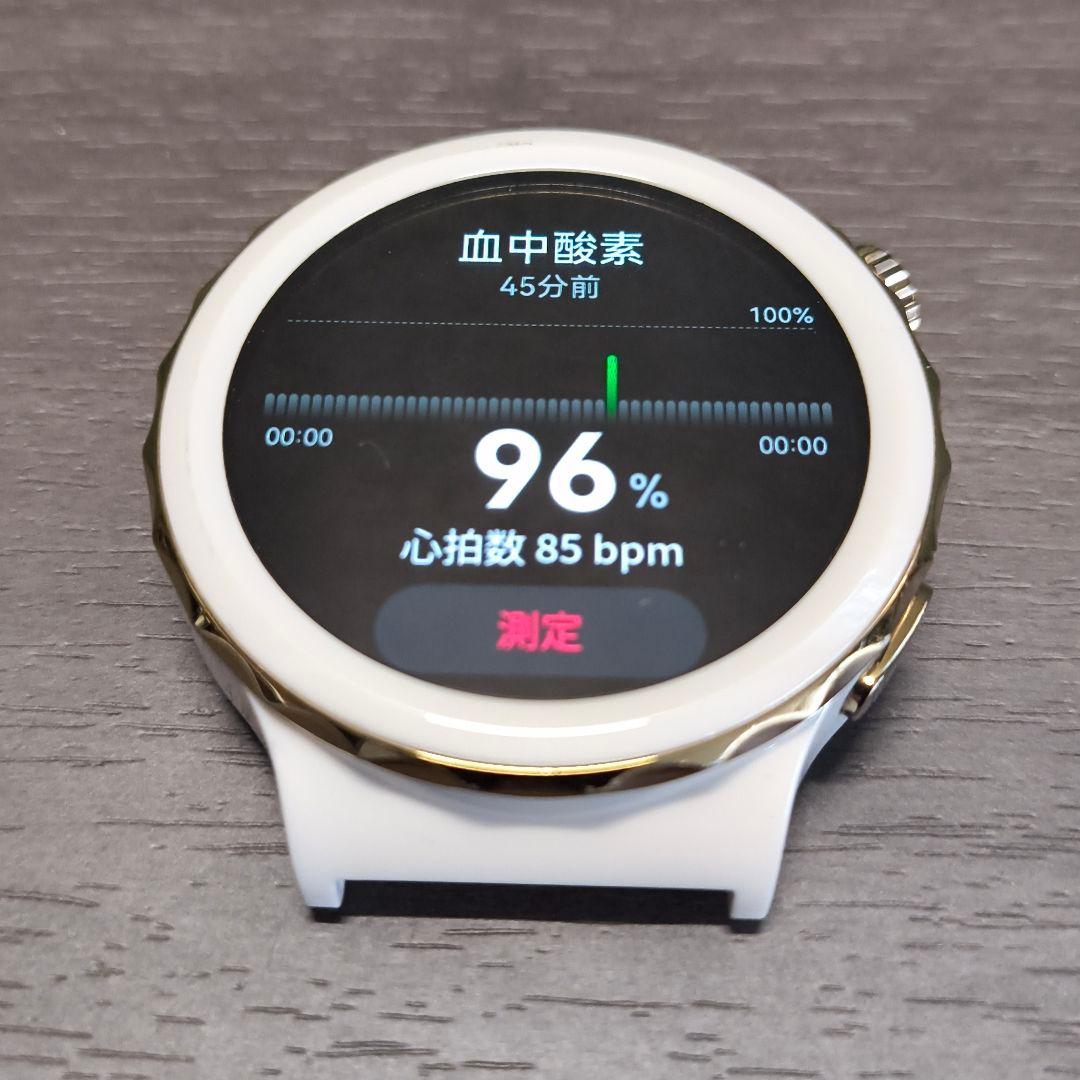 HUAWEI WATCH GT3Pro エレガントモデル ホワイト×ゴールド