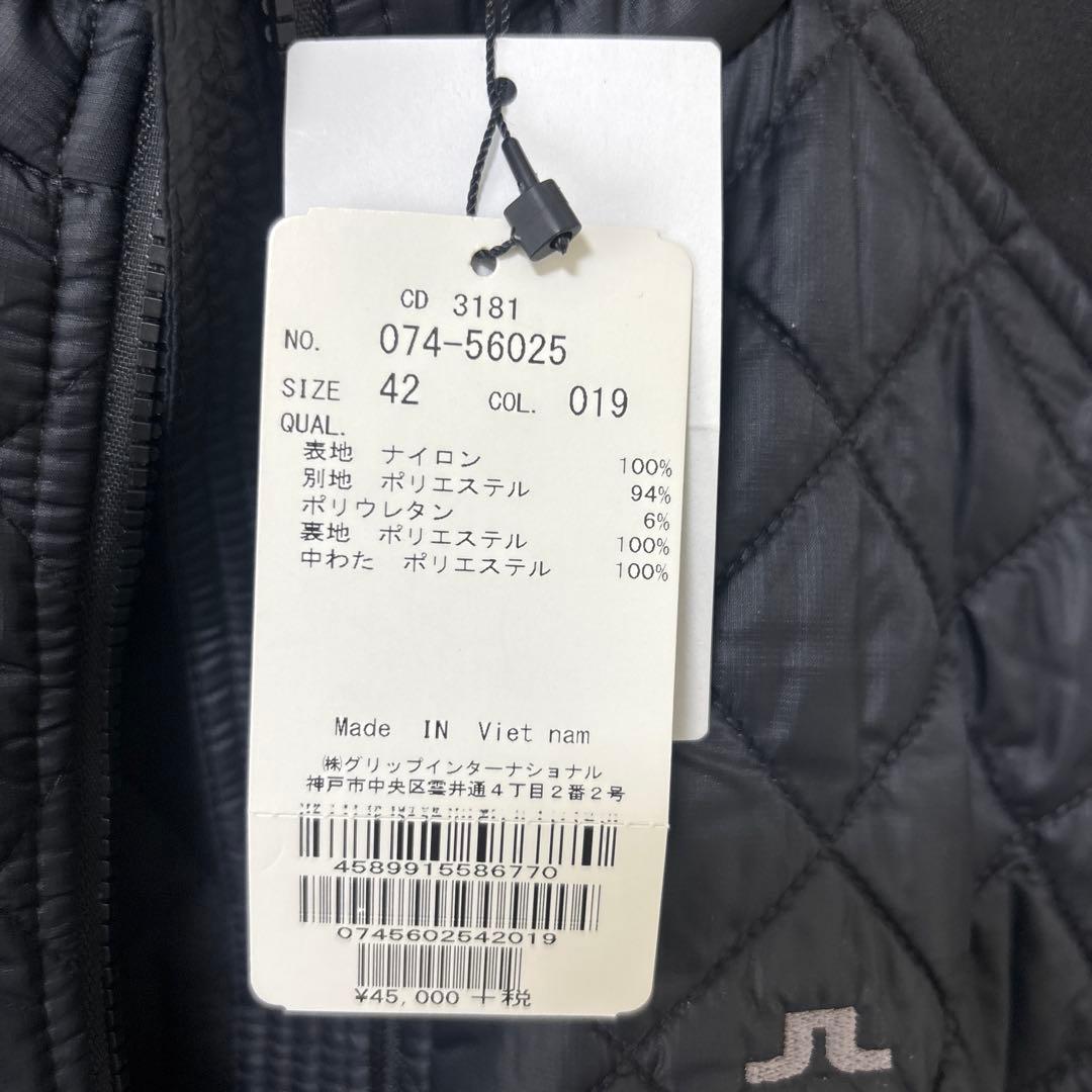 J.LINDEBERG キルティングジャケット Lサイズ ブラック