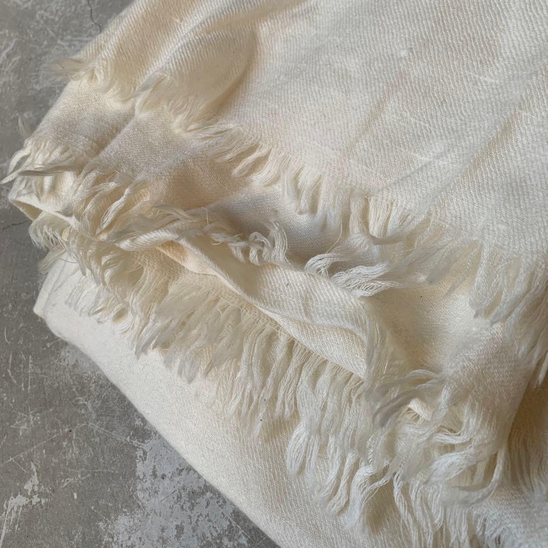 希少　vintage アンゴラウール　100% ショール　ストール