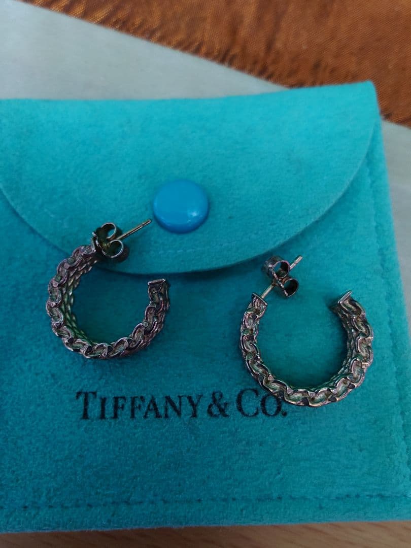 Tiffany & Co. サマセットフープピアス 925シルバー