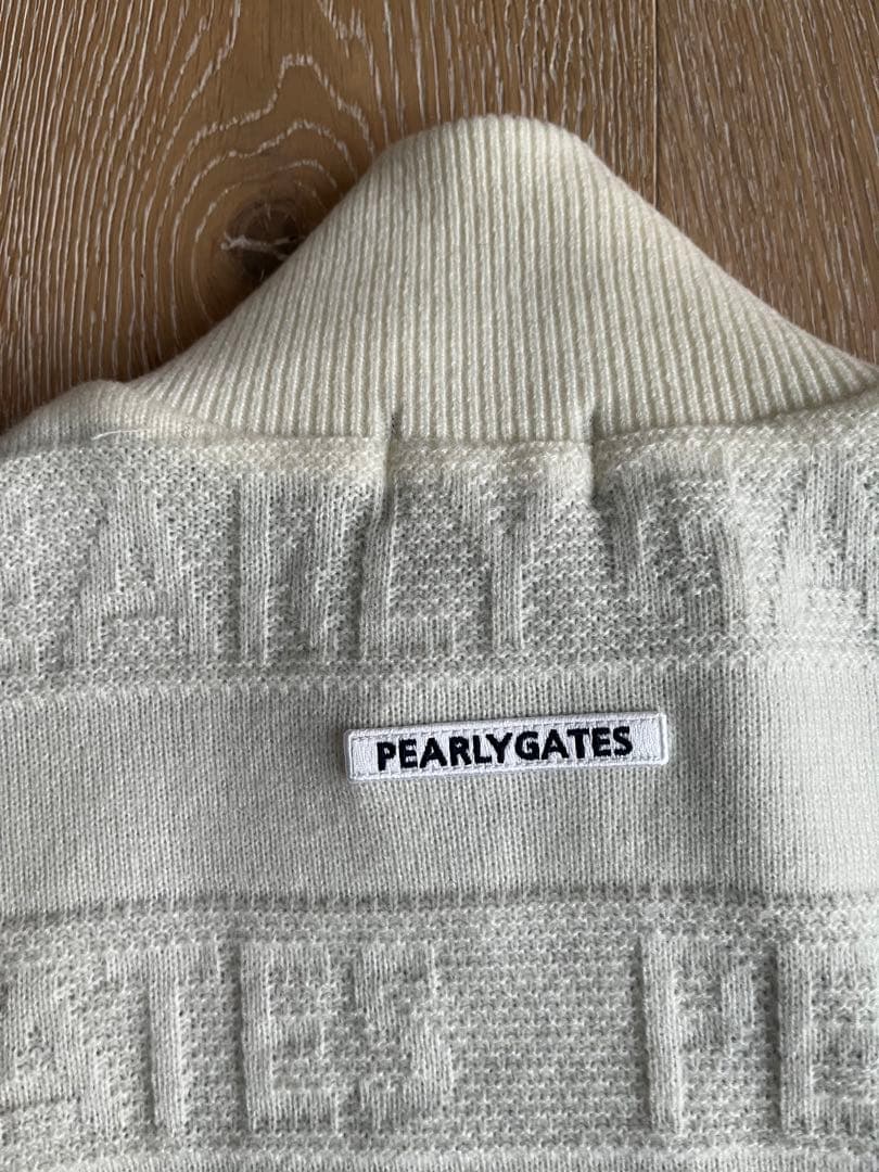 【美品】PEARLYGATES防寒ニットブルゾン