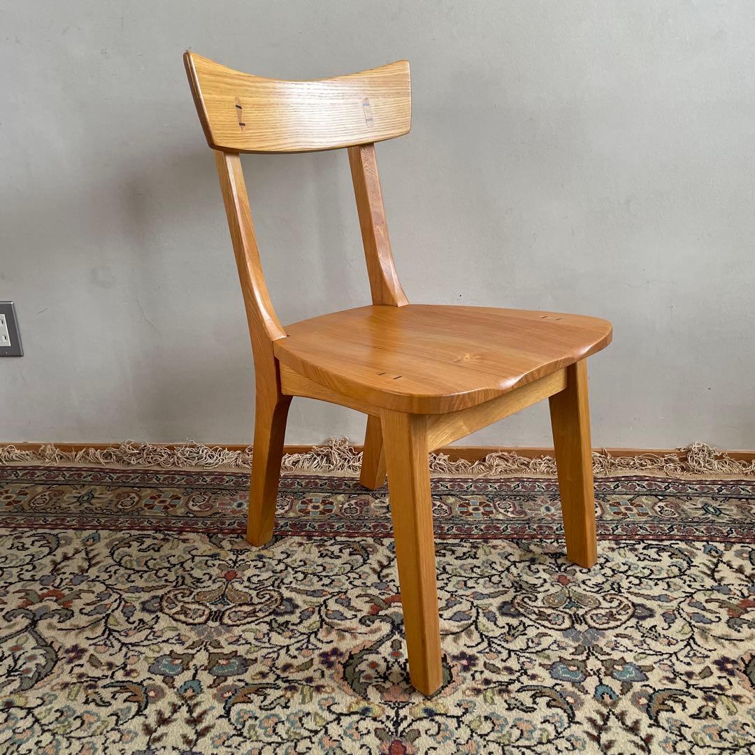 【美品】酒井製作所　ダイニングチェア　天然木　②