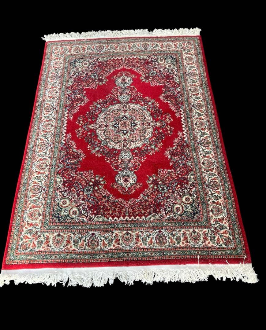 トルコ製 ウィルトン織 絨毯 カーペット　ヴィンテージ