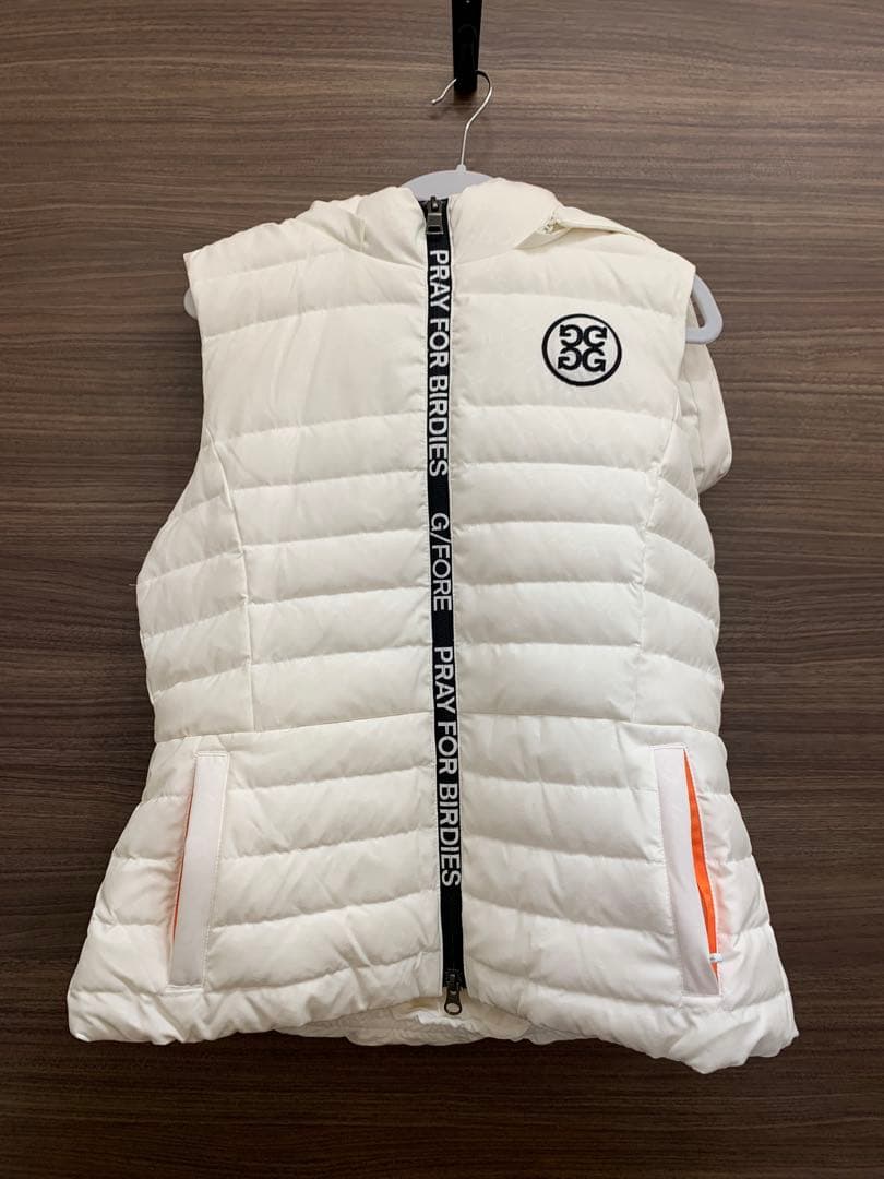 G/FORE ホワイト ダウンベスト 38