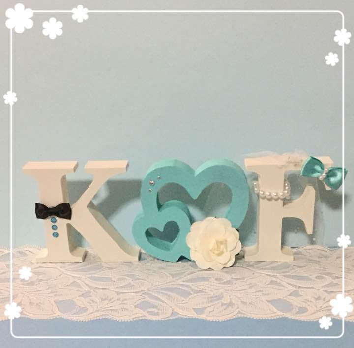 うさこ様確認用♡ウエディングバージョン・イニシャルオブジェ