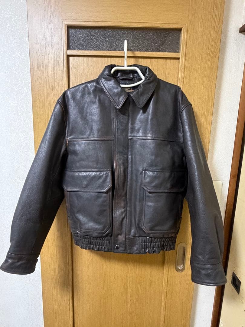 SKOOKUM レザー ジャケット ダークブラウン