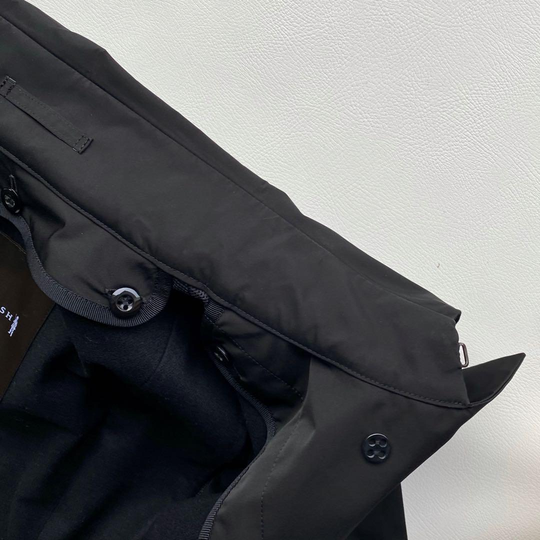 【未使用/マキシ丈】マッキントッシュ ロングライナー付コート 40 黒