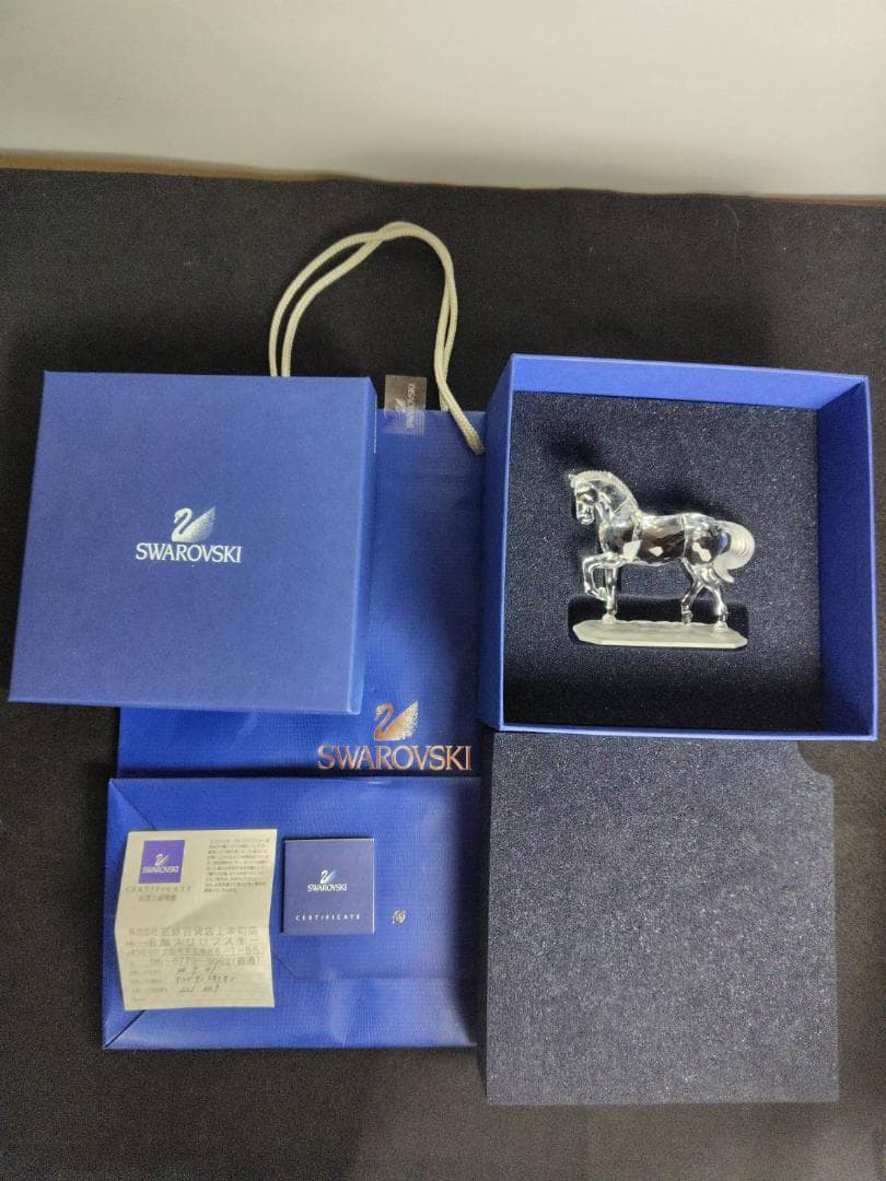 スワロフスキー　アラビアンスタリオン　箱　袋　証明書付