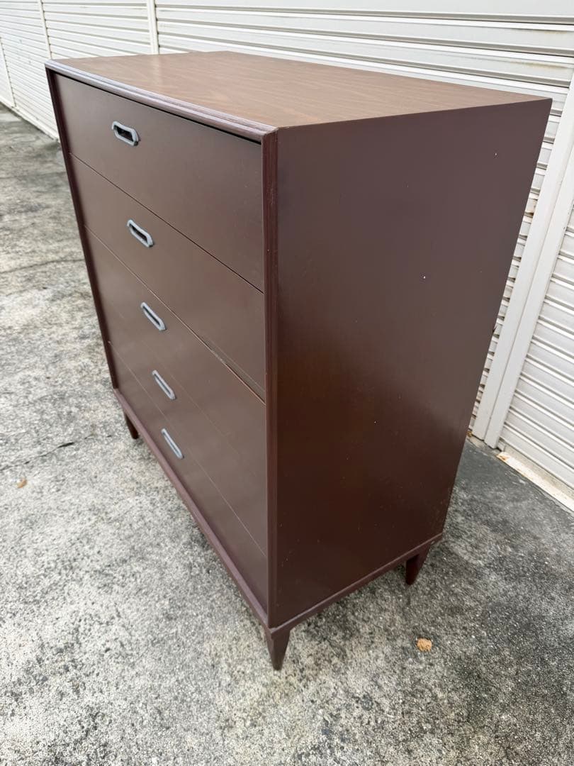 ドレクセル ヘリテイジ 脚付き5段チェスト DREXEL USヴィンテージ