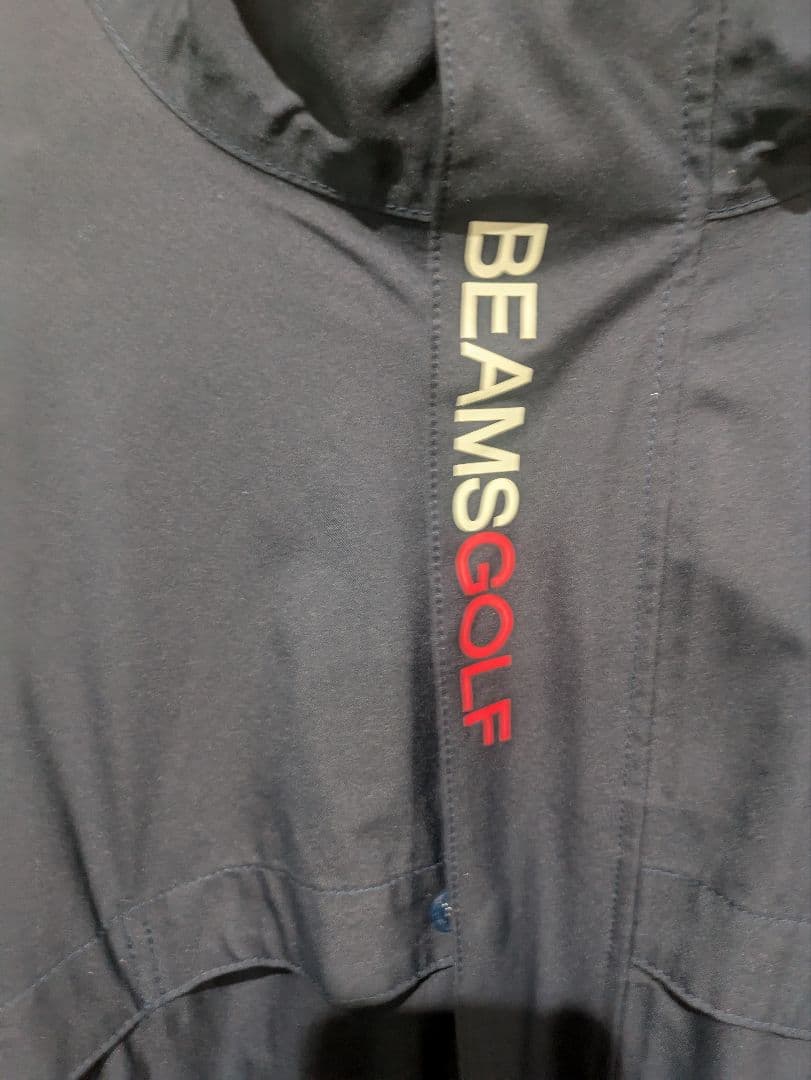 【上下セット販売になります】 BEAMS GOLF ネイビー レインジャケット