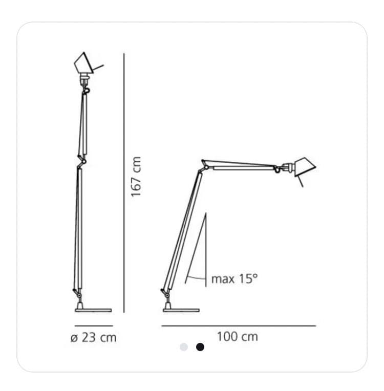 【未使用品／正規品】TOLOMEO LETTURA LED トロメオ