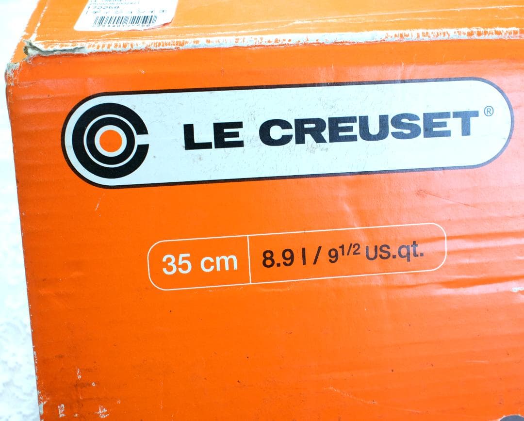 【未使用】日本未発売ルクルーゼ ホーロー鍋35cm