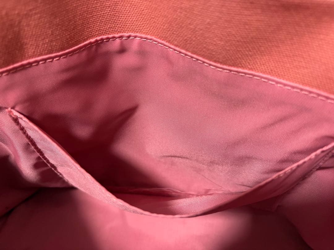 フェイラー FEILER/ ラブラリー オールドテディ ワッペン トートピンク大