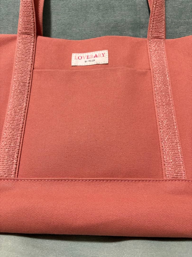 フェイラー FEILER/ ラブラリー オールドテディ ワッペン トートピンク大