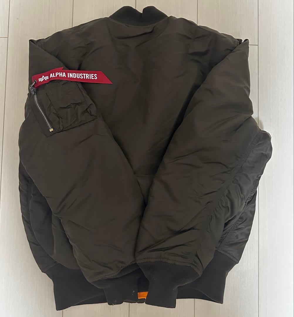 アルファ MA-1 フライトジャケット Mサイズ ブラウン