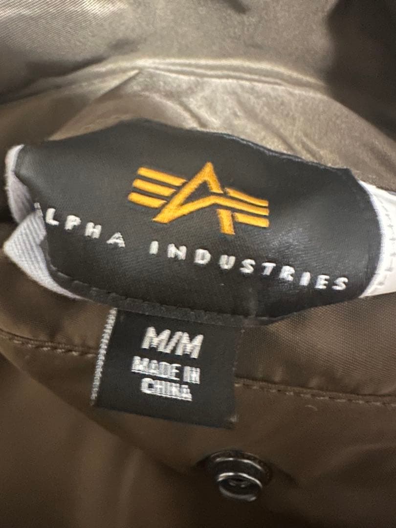 アルファ MA-1 フライトジャケット Mサイズ ブラウン