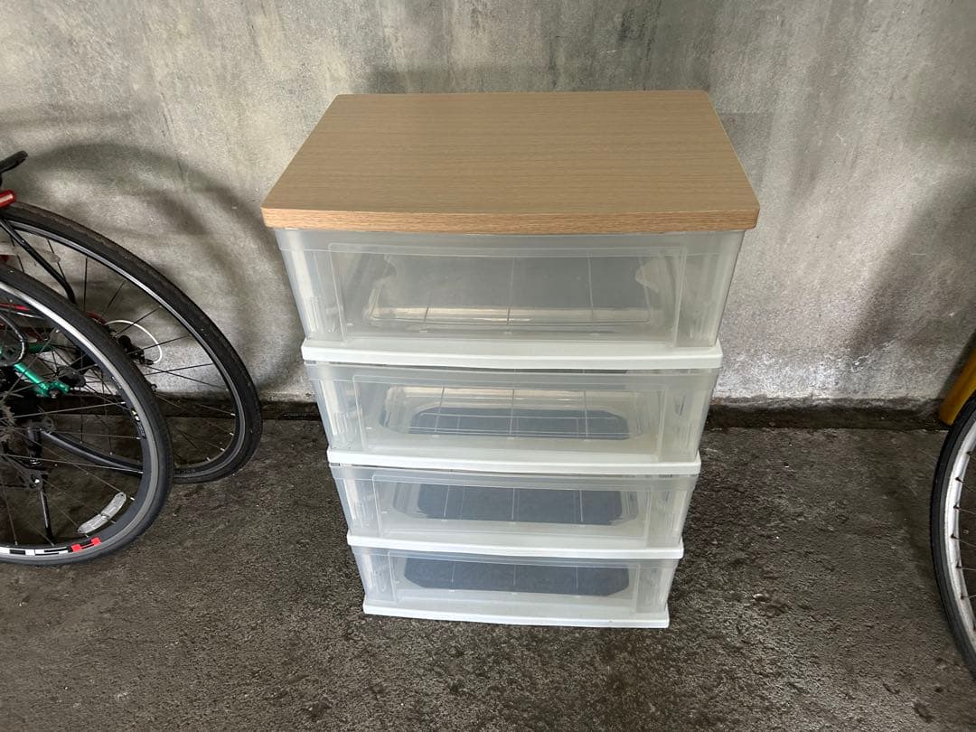 ウッドトップチェスト(4段)