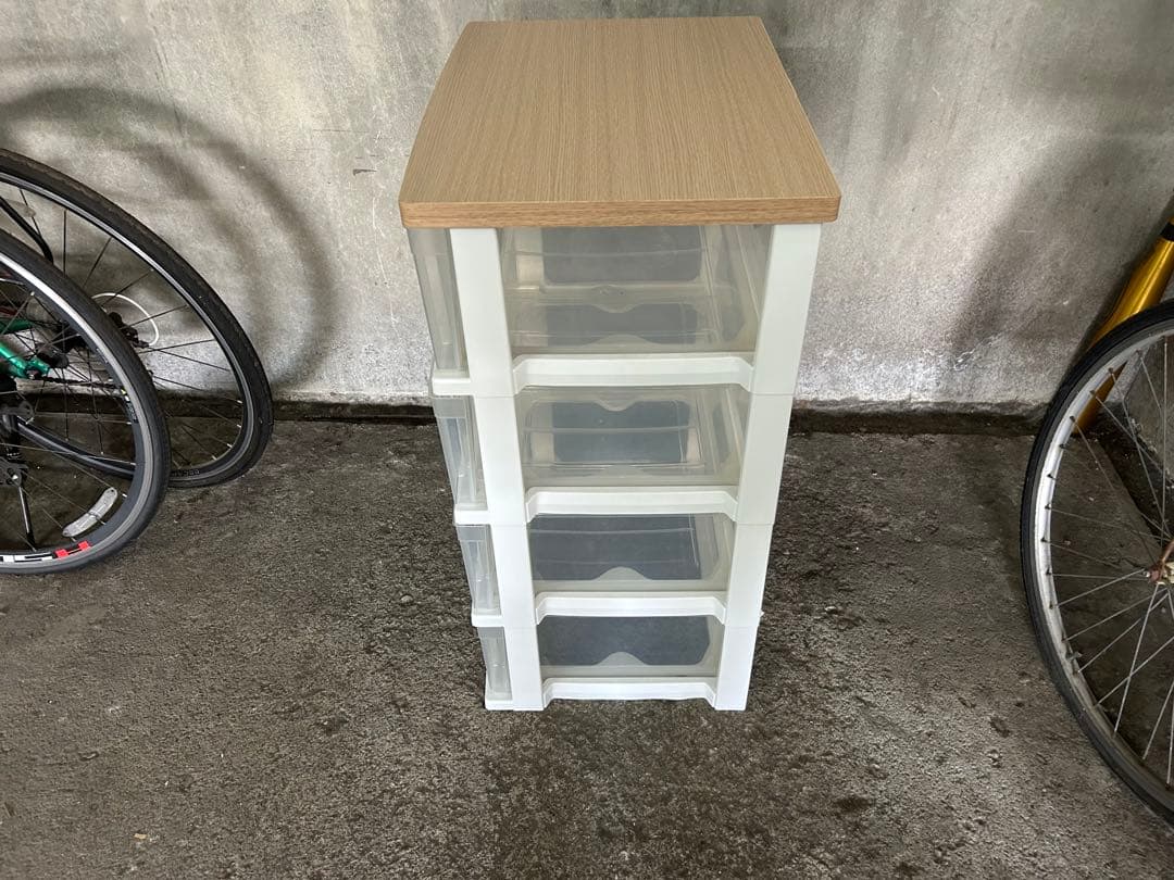 ウッドトップチェスト(4段)