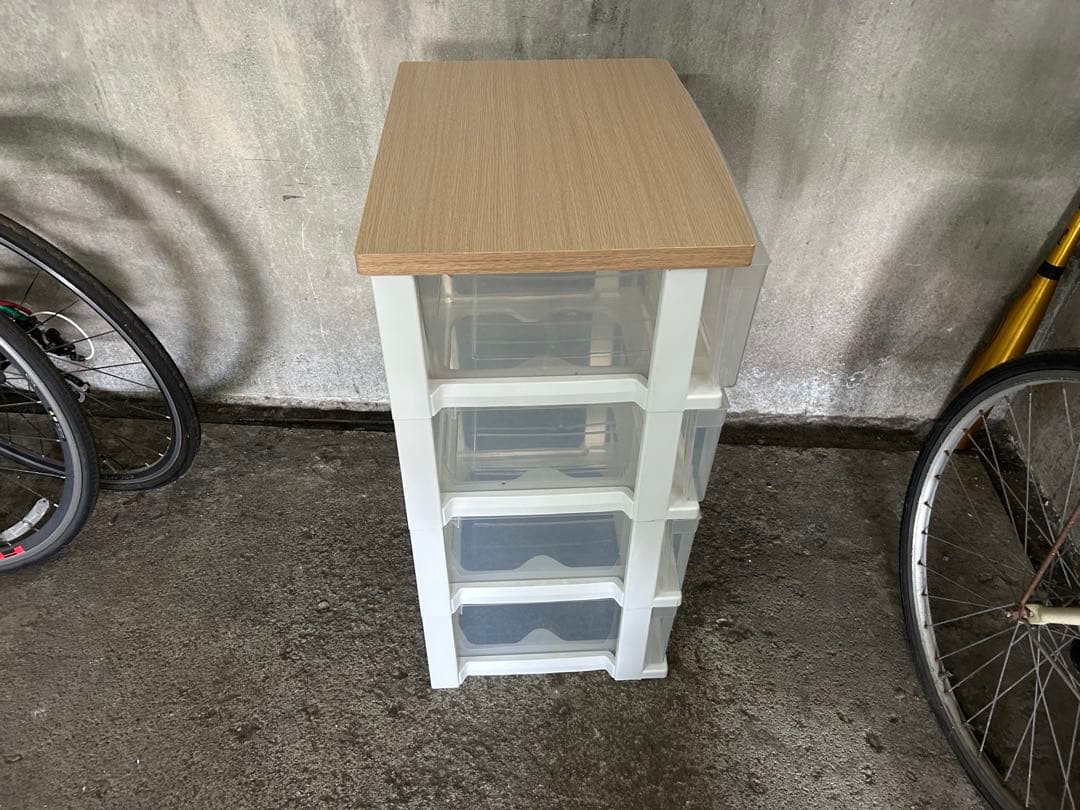 ウッドトップチェスト(4段)