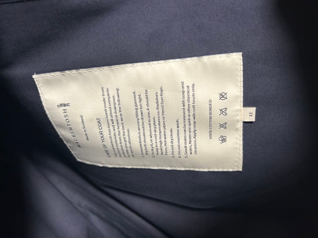 MACKINTOSH マッキントッシュロンドン ゴム引きコート