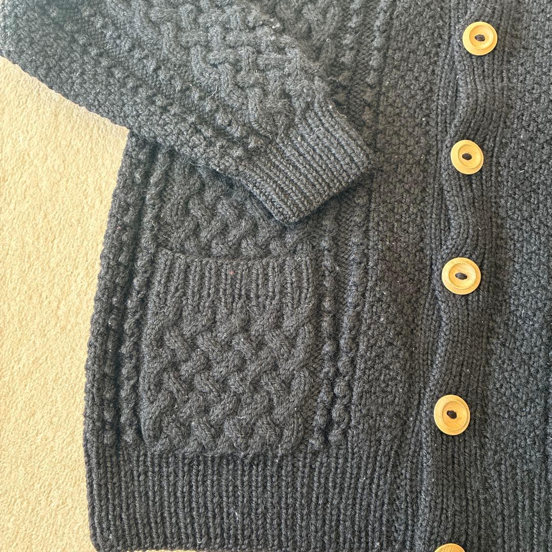 INVERALLAN カーディガン4Aスコットランド製 茶タグ