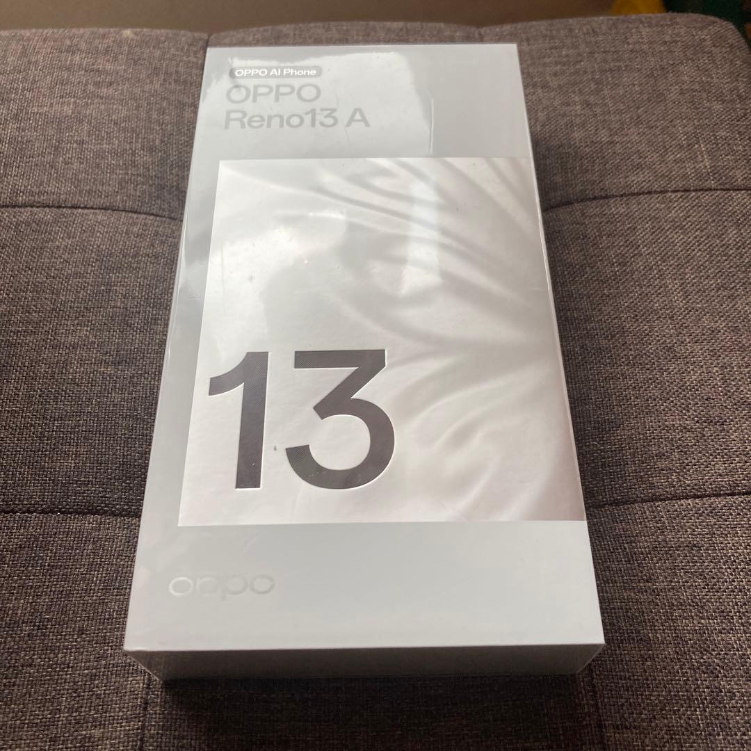新品未使用　OPPO Reno13A 本体128gb アイスブルー simフリー