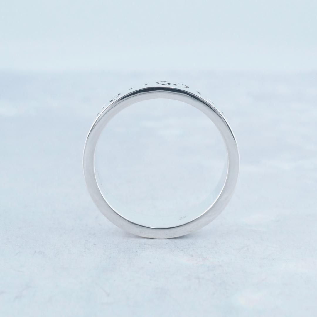 新品仕上 グッチ ゴースト SV925 ドクロ スカル リング サイズ 22