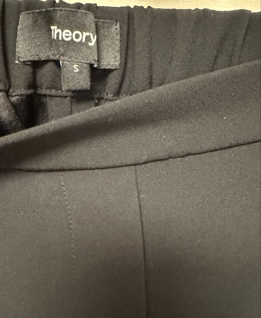 Theory 22SS Powder Crepe ジャケット・ワイドパンツ 黒