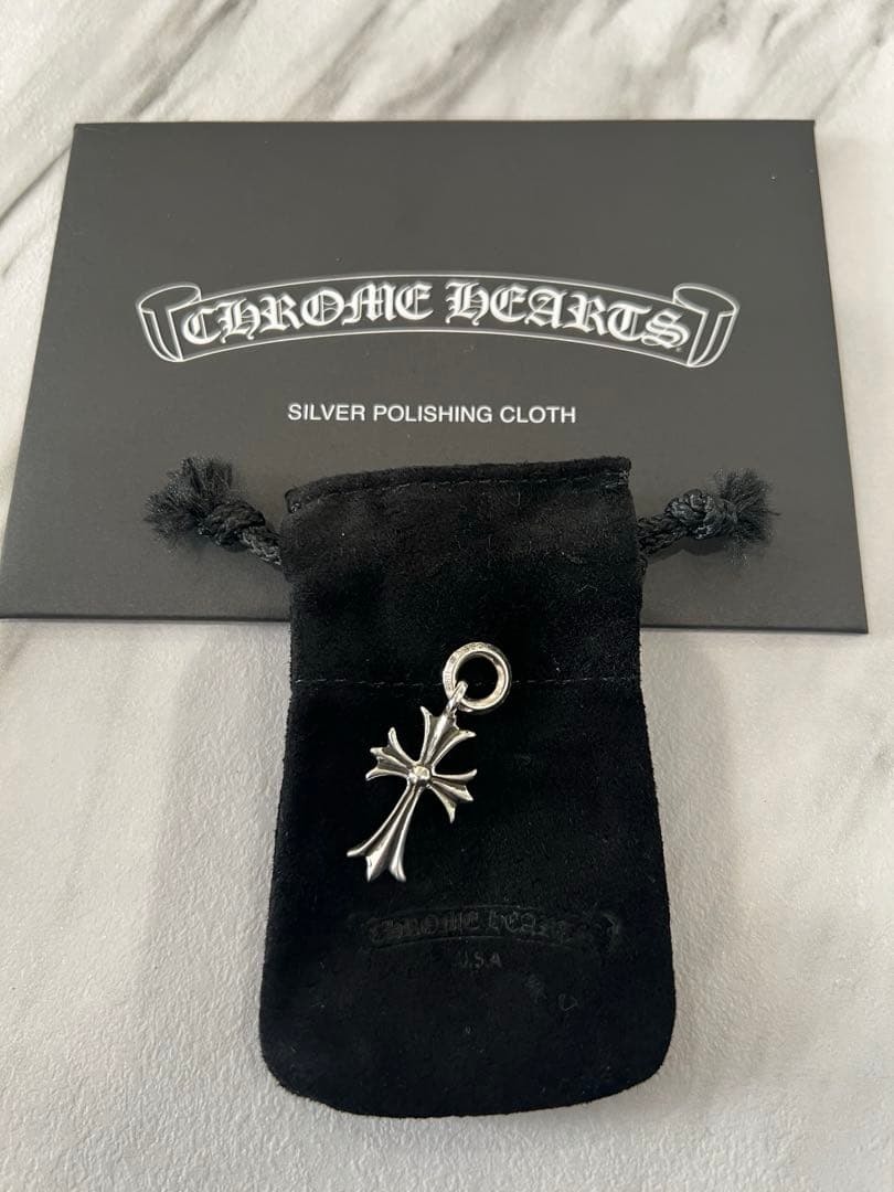 新品未使用/国内正規店購入 クロムハーツ タイニーCHクロスチャーム
