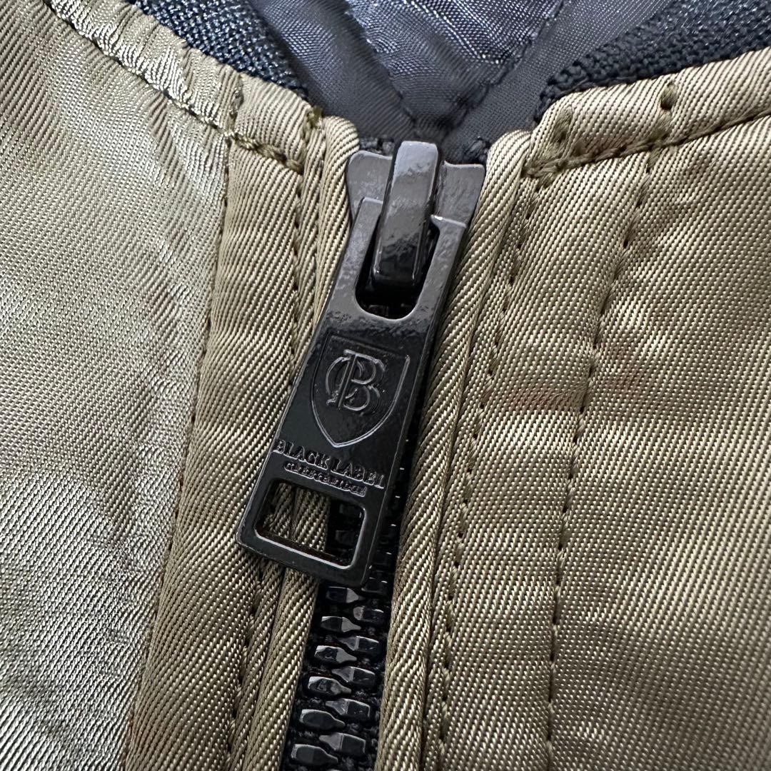 ブラックレーベルクレストブリッジ ボンバージャケット シャドーロゴ