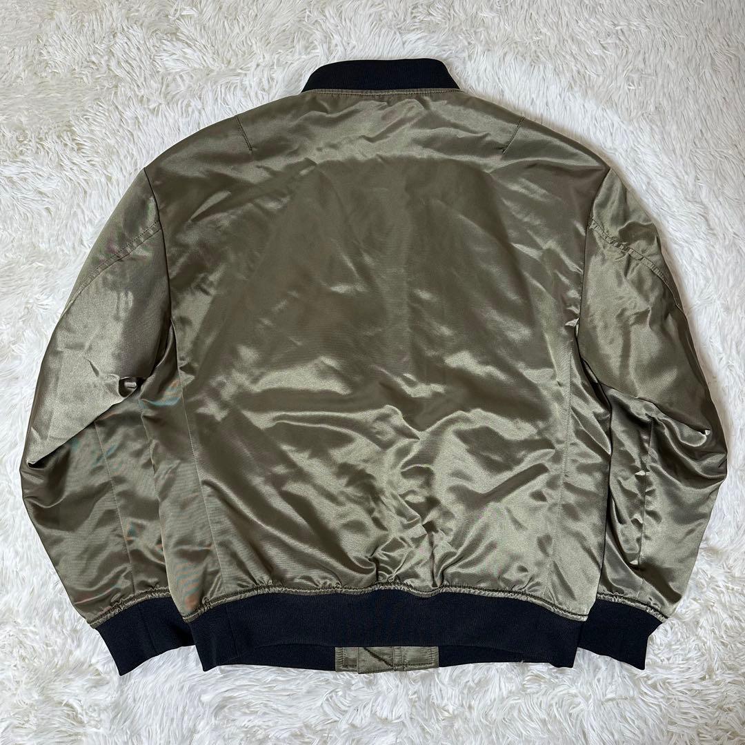 ブラックレーベルクレストブリッジ ボンバージャケット シャドーロゴ