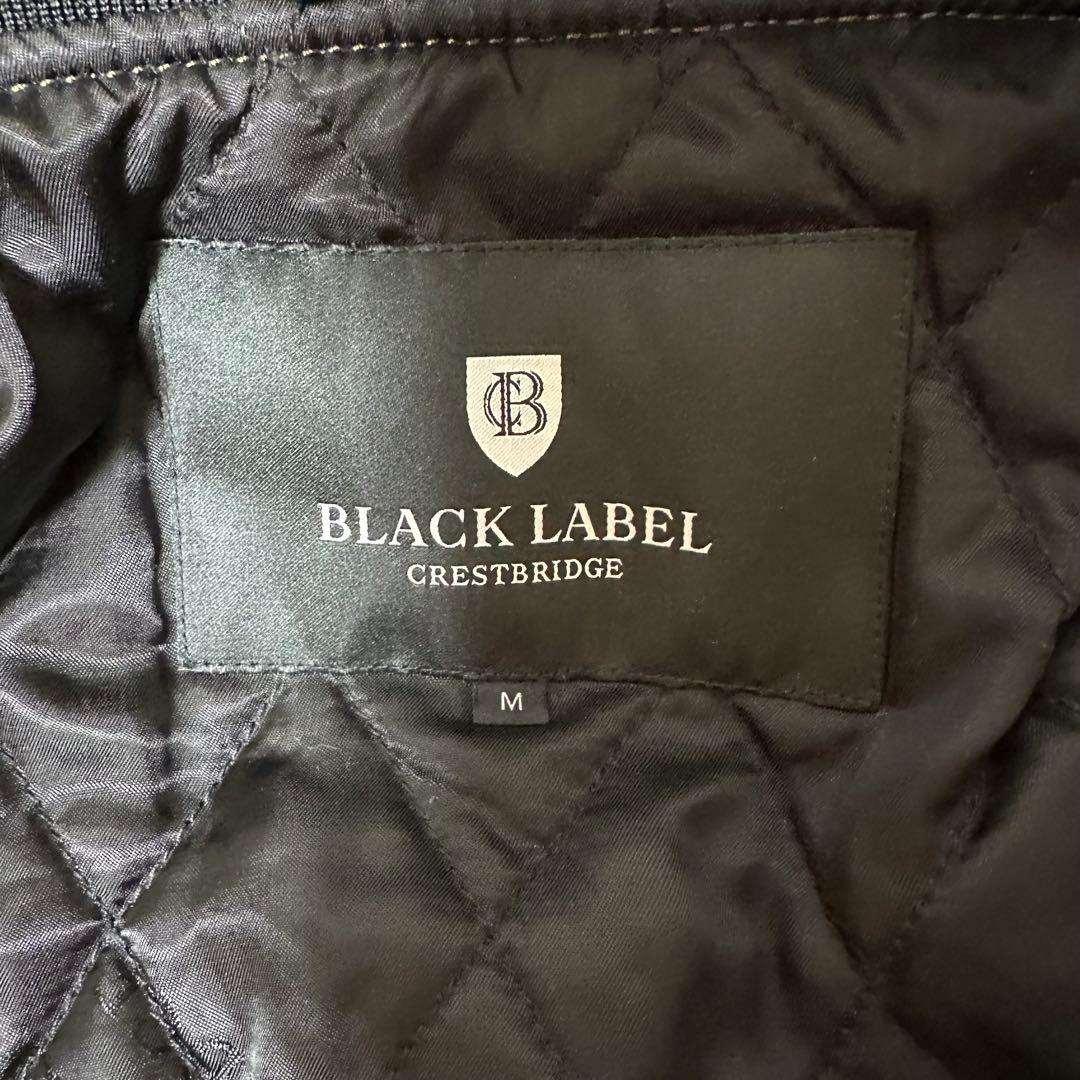 ブラックレーベルクレストブリッジ ボンバージャケット シャドーロゴ