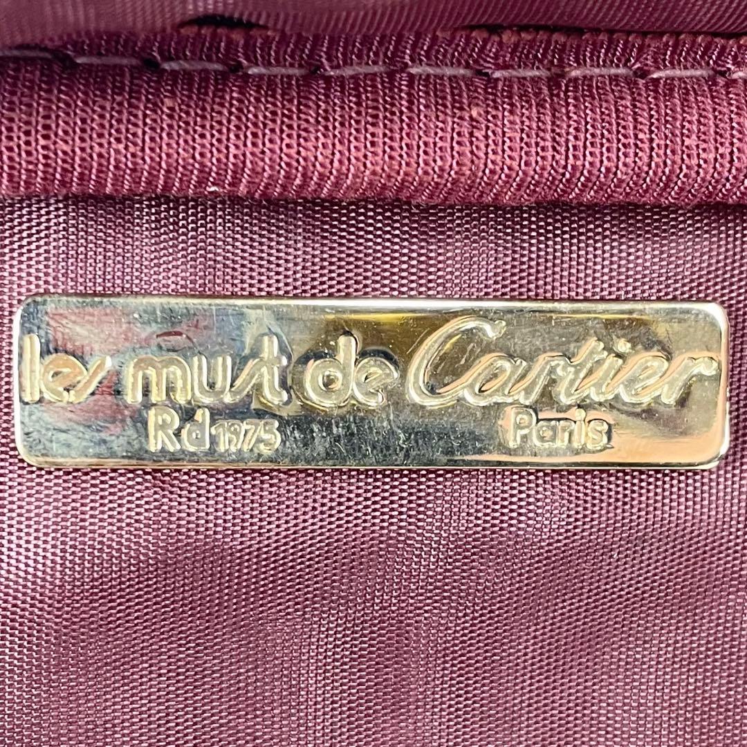 美品 Cartier レザー 2WAYトランクケース マストライン