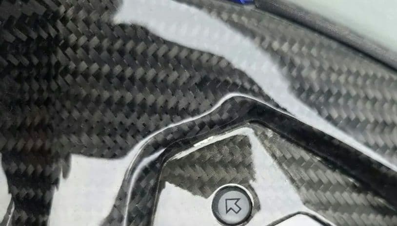 シグナスX5型用メーターカウル本物カーボン交換タイプ