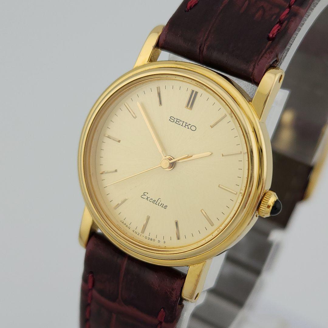 極美品・付属品付SEIKO エクセリーヌ シンプルクォーツ SGP