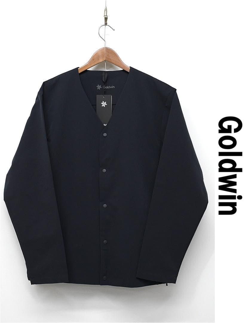 F505/未使用 22AW Goldwin ダブルクロスストレッチカーディガン