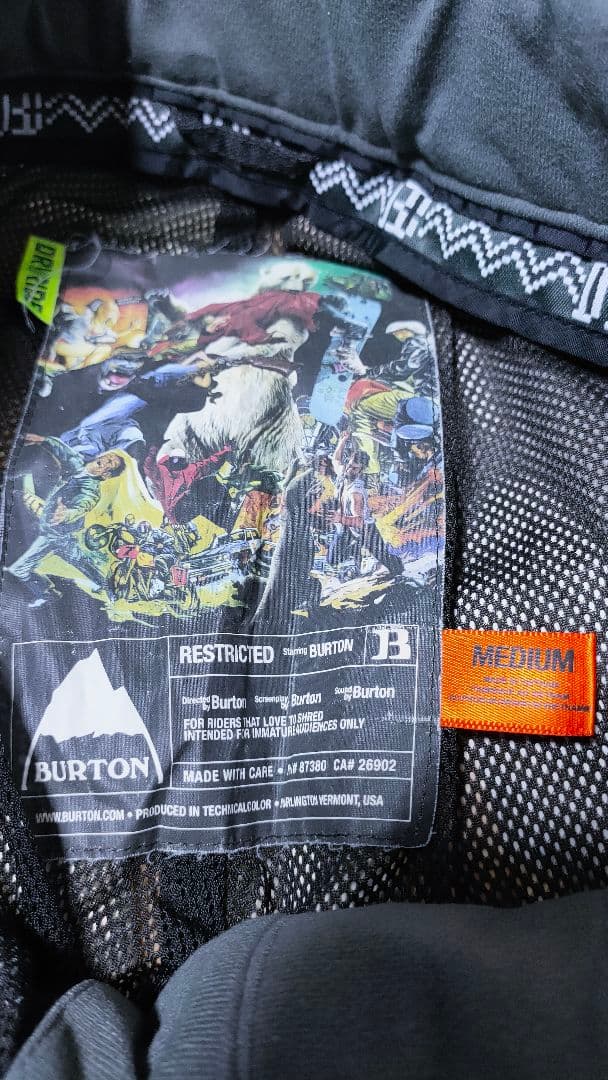【バートン BURTON】 スノーボードウェア 上下 セットアップ メンズ
