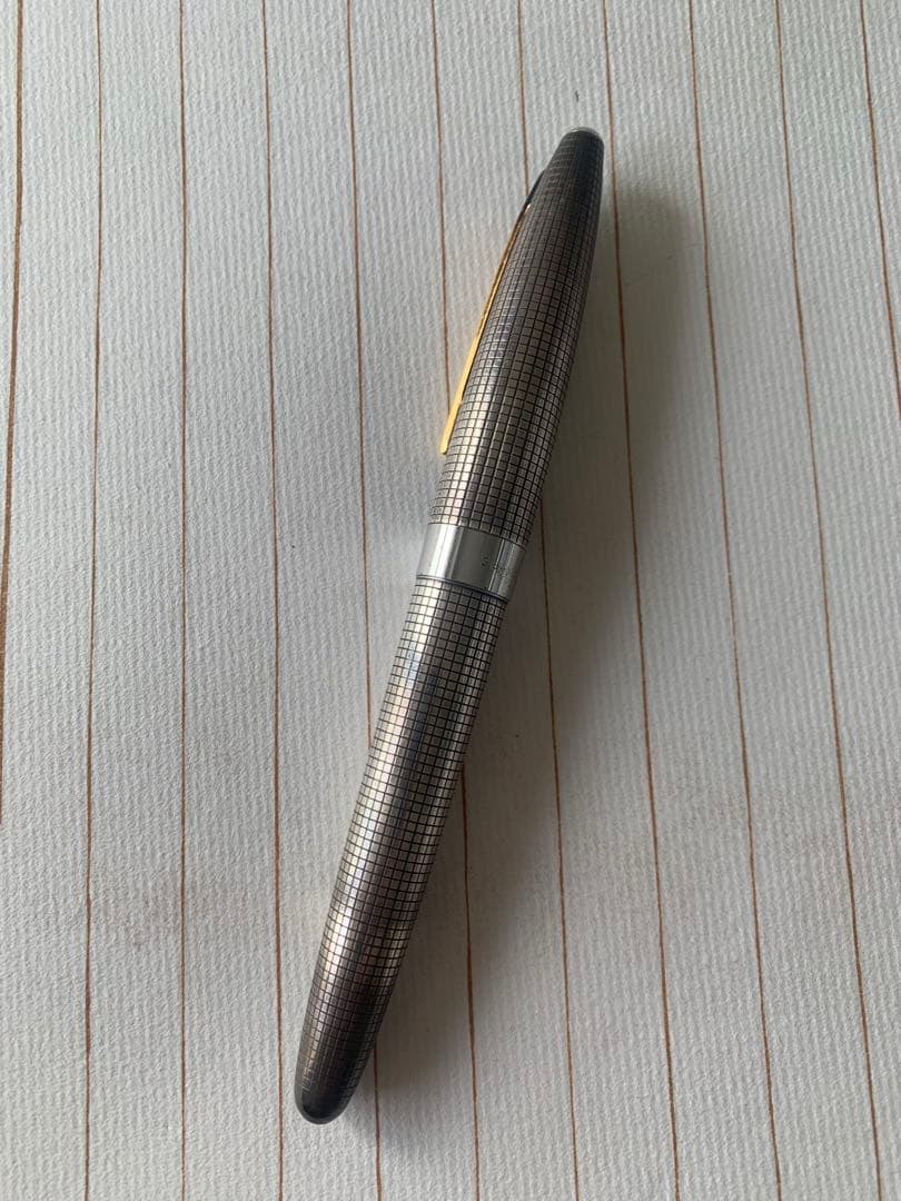 パイロット Elite シルバー 万年筆 18K