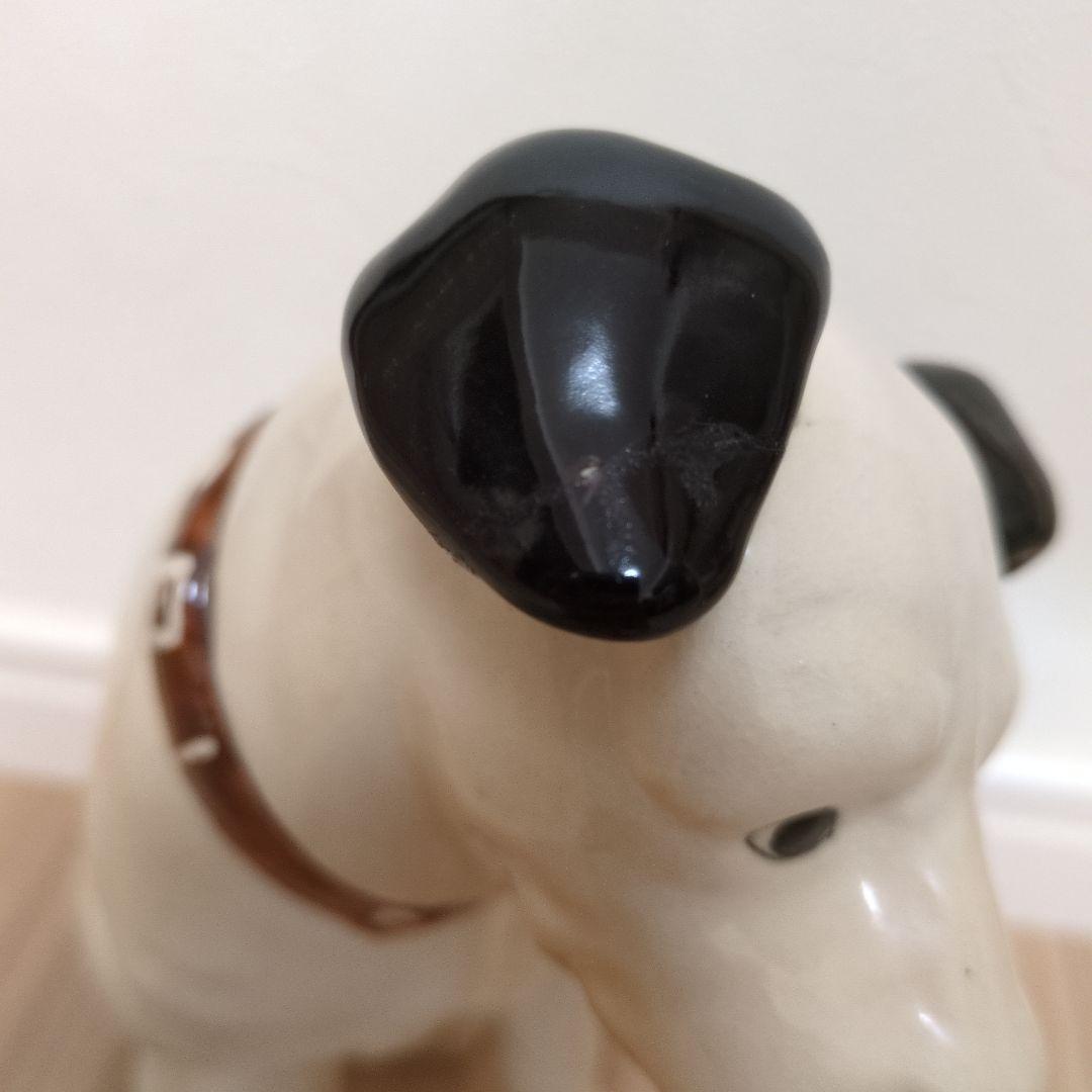ビクター　陶器製犬の置物 大小セット　昭和レトロ