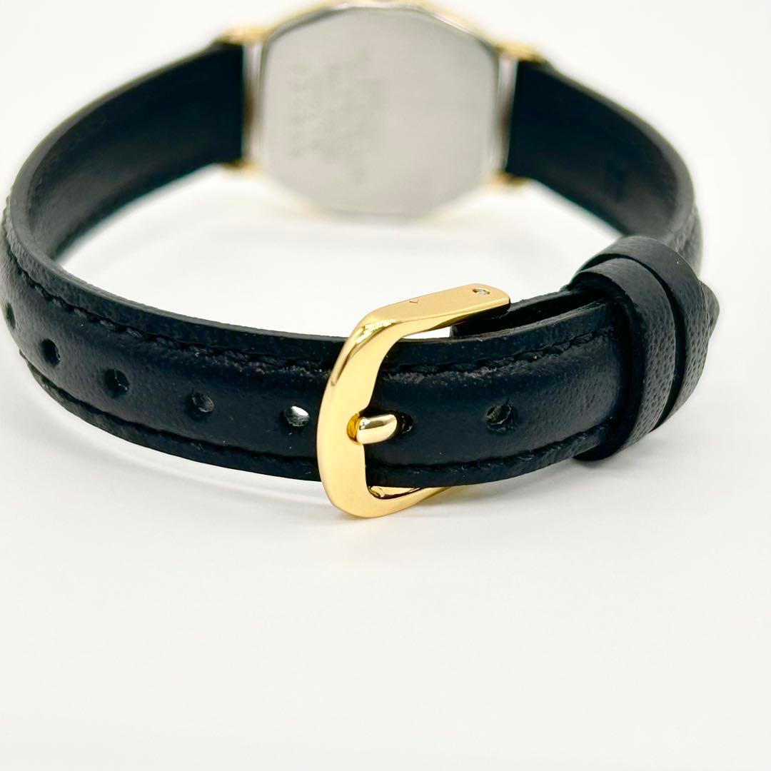 SEIKO セイコー Exceline 10K 1P ダイヤ クォーツ 腕時計