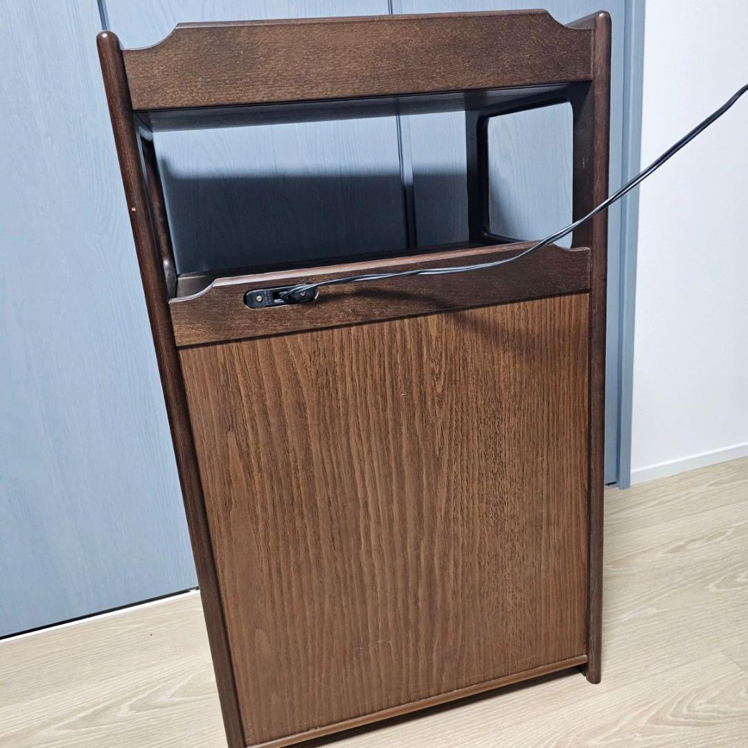 希少 カリモク　電話台　木製　ブラウン　カリモク家具 karimoku