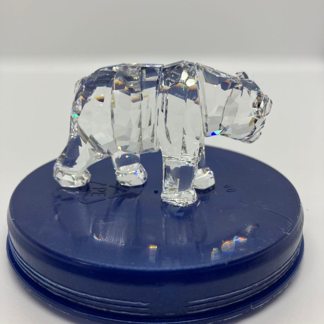 SWAROVSKI スワロフスキー シロクマ 置物 動物 クリスタル
