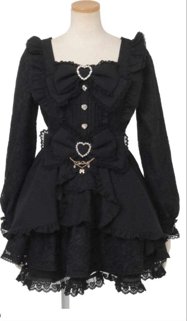 フロントカシュクールBIGリボンセットアップ