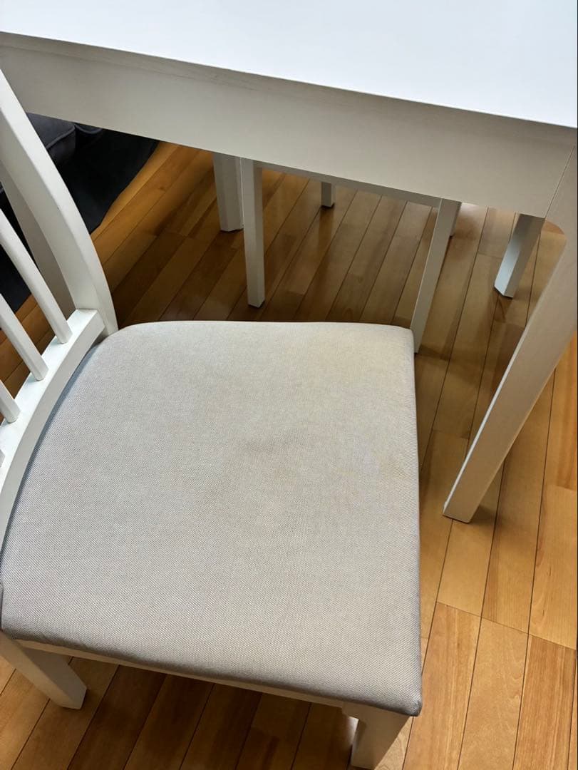 【定価49,990円分】 IKEA 伸長式ダイニングテーブル チェア 半額以下