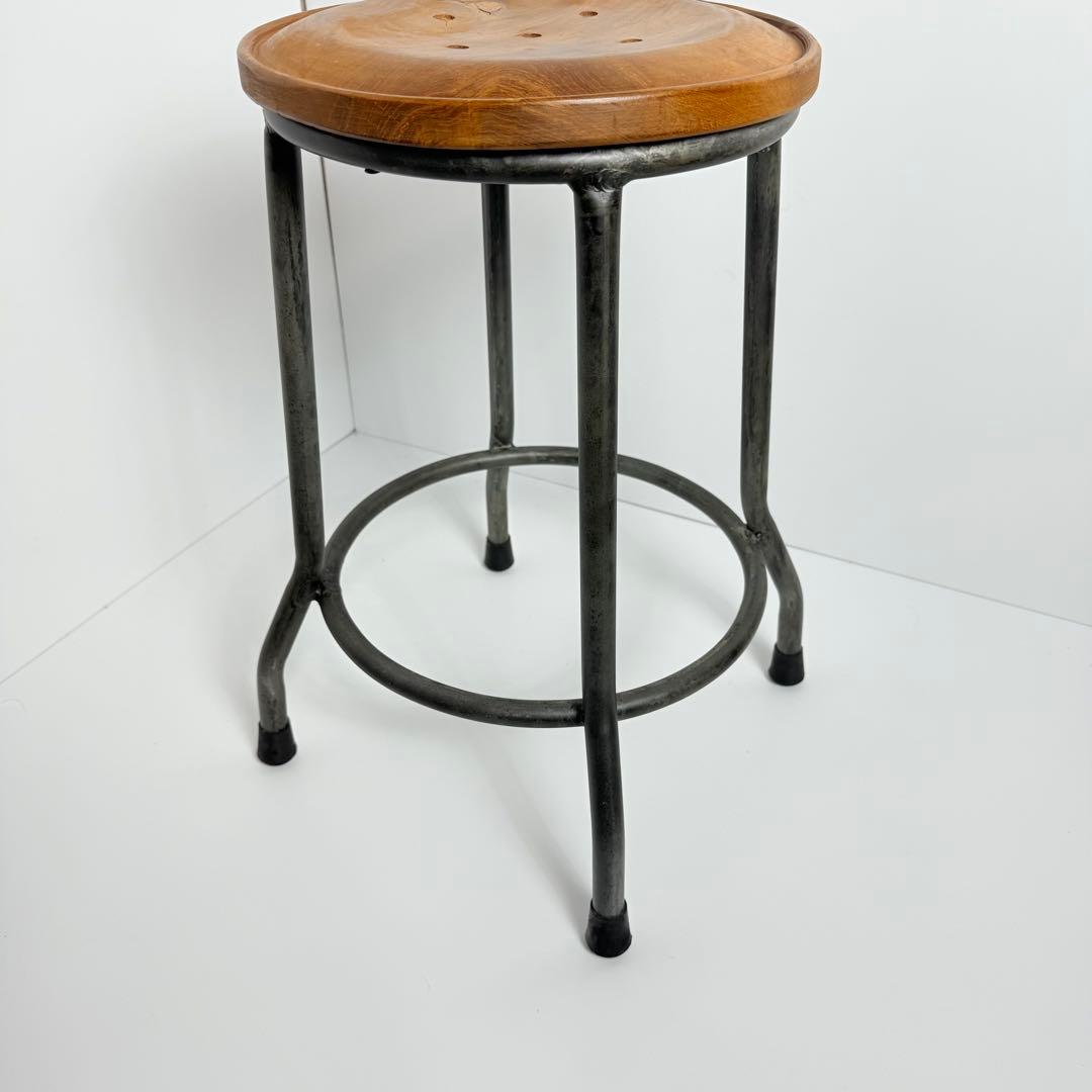 マディ ビンテージ アイアンスツール チェア　アジアン