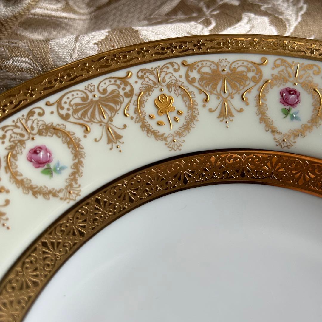 フランス製　Limoges Haviland リム付きディープディッシュ