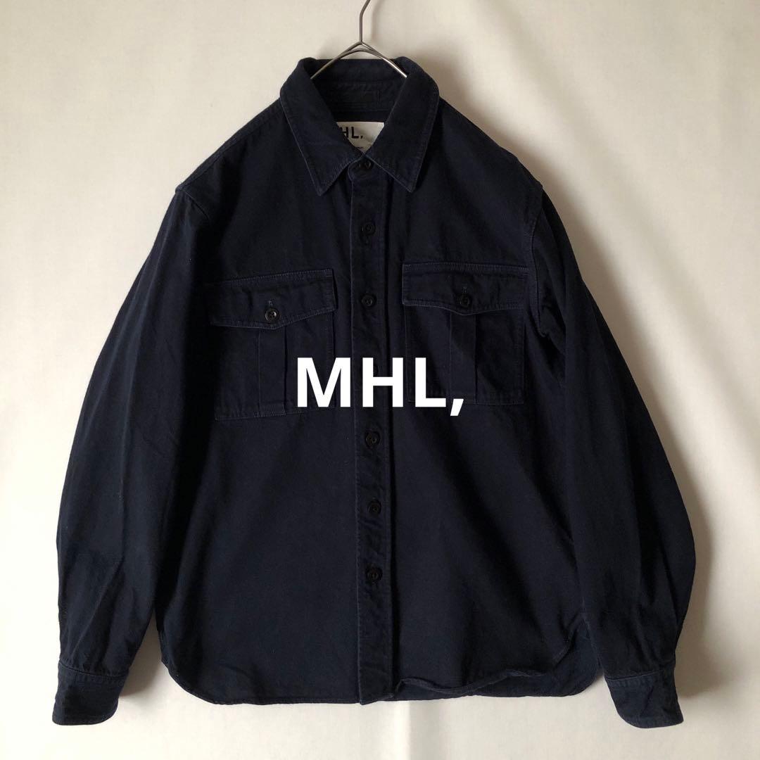 春物 MHL, エムエイチエル シャツジャケット MARGARET HOWELL