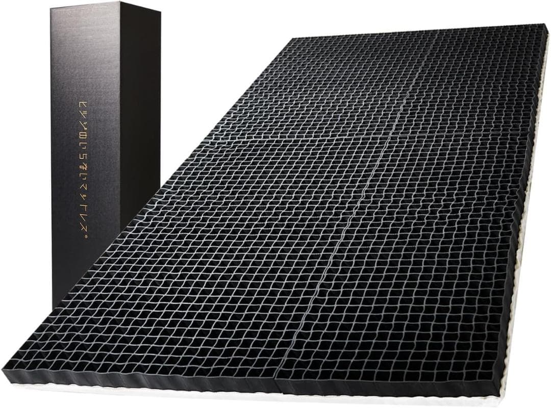 ヒツジのいらないマットレス セミダブル カバー・収納袋・箱付き 丸洗い可