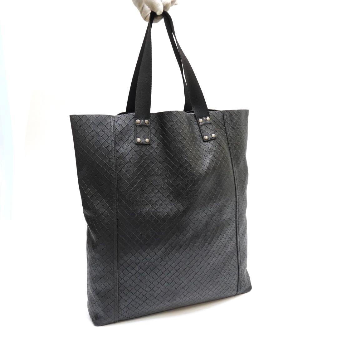 ボッテガヴェネタ　イントレッチオ　ミラージュ　トートバッグ　ハンドバッグ　黒