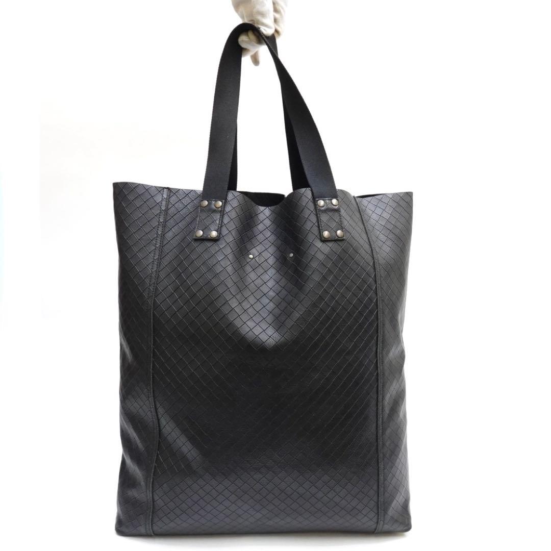 ボッテガヴェネタ　イントレッチオ　ミラージュ　トートバッグ　ハンドバッグ　黒